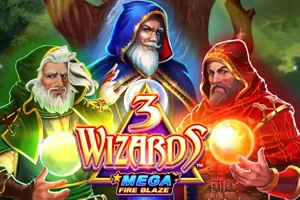 Playtech : Mega Fire Blaze: 3 Wizards - KINGBET189